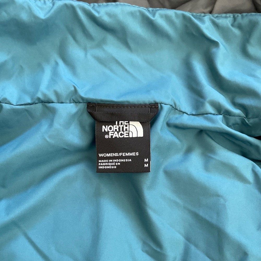 The North Face Womens DryVent Hooded Quilted Insulated Jacket Heather Grey M - Picture 4 of 16